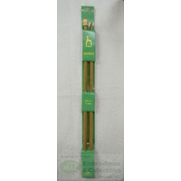 Pony Bamboo Knitting Pins 33cm x 7.00mm, Knobbed Knitting Needles