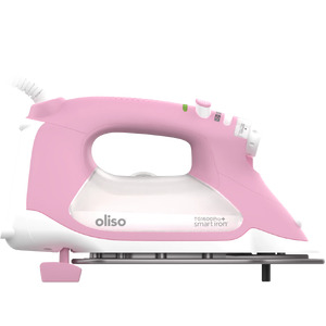 Oliso Pro Smart Iron TG1600 ProPlus PINK For Sewers, Quilters & Crafters