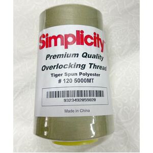 LIGHT MOSS Simplicity Premium Overlocker Thread 5000m, 100% Spun Polyester