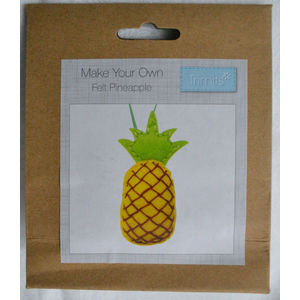 Felt Craft Kit, DIY, Make Your Own Pineapple, Felt Decorations