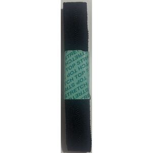 Top Stretch BLACK Bra Strap Elastic 15mm x 1m pre-cut