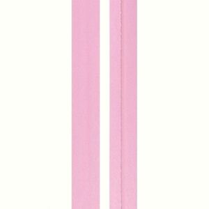 BABY PINK 6mm Cotton Bias Binding Single Folded x 20 Metres
