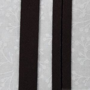 DARK BROWN 6mm Cotton Bias Binding Single Folded x 10 Metres