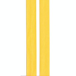 YELLOW 6mm Cotton Bias Binding Single Folded x 20 Metres