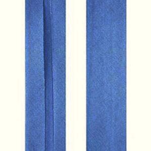 BLUE 12mm Cotton Bias Binding Single Folded x 10 Metres