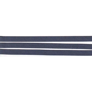 CHARCOAL 12mm Cotton Bias Binding Single Folded, by the Metre