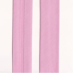 SOFT PINK 12mm Cotton Bias Binding Single Folded x 10 Metres