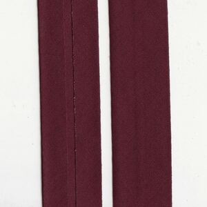WINE 12mm Cotton Bias Binding Single Folded, x 5 Metres