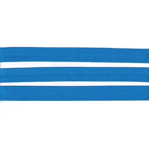 BLUE 20mm Cotton Bias Binding Single Folded, by the Metre
