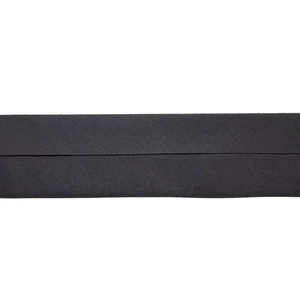 CHARCOAL 20mm Cotton Bias Binding Single Folded, by the Metre (Australian Made)