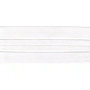 FLUTTER WHITE 25mm Cotton Bias Binding Single Folded By The Metre