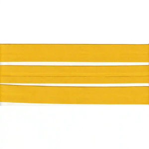 GOLD 25mm Cotton Bias Binding Single Folded, by the Metre