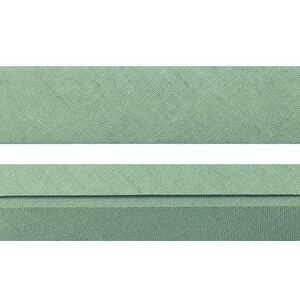 100% Cotton Bias Binding, 25mm Single Folded, MINT, 9 Metre Packet