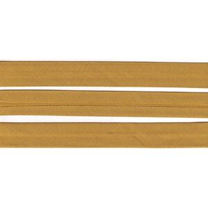 MUSTARD 25mm Cotton Bias Binding Single Folded, by the Metre