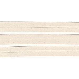 NATURAL SEEDED 25mm Cotton Bias Binding Single Folded, by the Metre