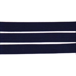 NAVY 25mm Cotton Bias Binding Single Folded, by the Metre