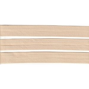 SAND 25mm Cotton Bias Binding Single Folded, by the Metre
