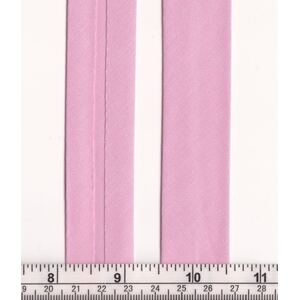 Cotton Bias Binding, 25mm Single Folded, SOFT PINK 4m Packet