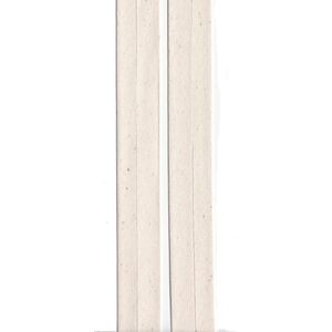 NATURAL SEEDED 6mm Cotton Bias Binding Single Folded x 5 Metres
