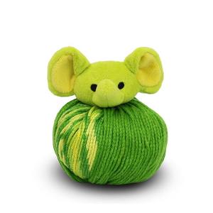 DMC Top This, 80g Ball of Continuous Texture Yarn, Child&#39;s Hat Pattern, ELEPHANT Topper