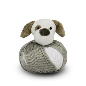 DMC Top This, 80g Ball of Continuous Texture Yarn, Child&#39;s Hat Pattern, PUPPY Topper