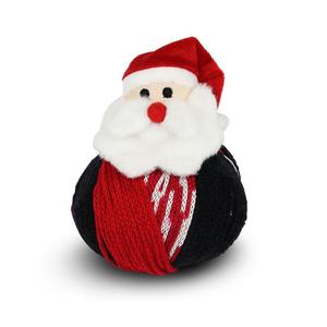 DMC Top This, 80g Ball of Continuous Texture Yarn, Child&#39;s Hat Pattern, SANTA Topper