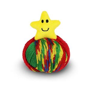 DMC Top This, 80g Ball of Continuous Texture Yarn, Child&#39;s Hat Pattern, STAR Topper