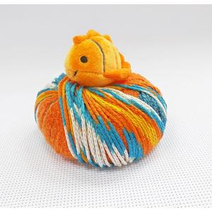 DMC Top This, 80g Ball of Continuous Texture Yarn, Child&#39;s Hat Pattern, FISH Topper