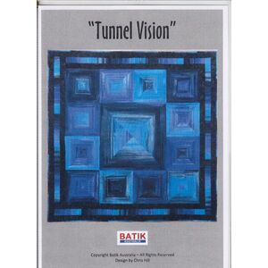 Batik Australia Quilt Pattern, TUNNEL VISION, (Pattern / instructions only, no fabric)
