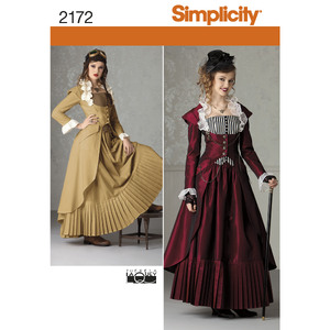 Women&#39;s Costume Simplicity Sewing Pattern 2172