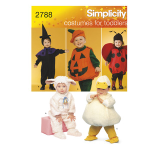 Toddler Costumes Simplicity Sewing Pattern 2788