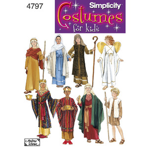 Boy &amp; Girl Costumes Simplicity Sewing Pattern 4797