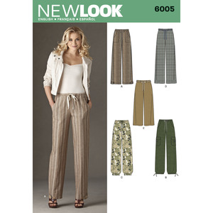 New Look Pattern 6005 Misses' Pants