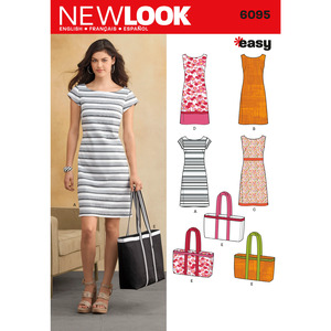 New Look Sewing Pattern 6095 Misses&#39; Dresses