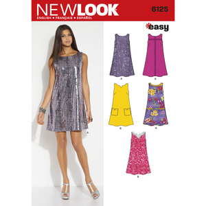 New Look Sewing Pattern 6125 Misses&#39; Dress