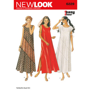 New Look Sewing Pattern 6229 Misses Dresses