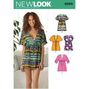 New Look Sewing Pattern 6283 Misses?ÇÖ Mini Dress or Tunic