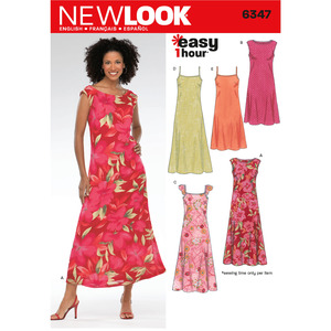 New Look Sewing Pattern 6347 Misses Dresses