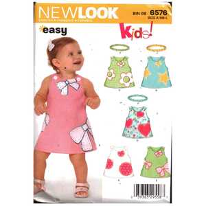 New Look Sewing Pattern 6576 Babies?ÇÖ Dress