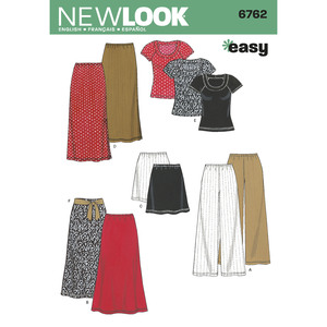 New Look Pattern 6762 Misses&#39; Separates