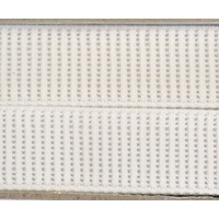 UNI-TRIM Elastic Ribbed Non-Roll 20mm WHITE, Per Metre, 100% Polyester, Premium Quality