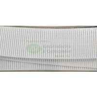 Uni Trim Ribbed Non-Roll Elastic 32mm WHITE Full 18 Metre Roll