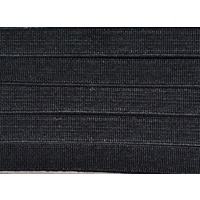 Uni-Trim High Density Non-Roll Elastic 12mm FULL 75 Metre ROLL, BLACK