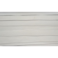Premium Braided Elastic 9mm OFF WHITE Per Metre, By Uni-Trim
