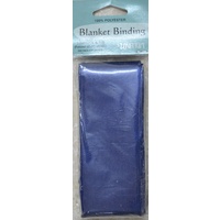 Blanket Binding 100mm x 4.1m, NAVY BLUE, 100% Polyester, Uni-Trim