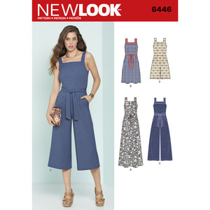 New Look Sewing Pattern 6446 Misses&#39; Jumpsuits and Dresses