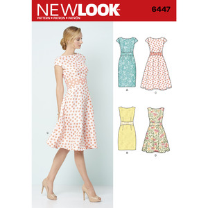 New Look Sewing Pattern 6447 Misses&#39; Dresses