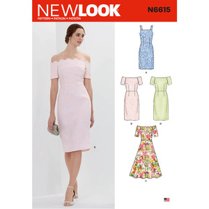 New Look Sewing Pattern N6615 Misses&#39; Dresses
