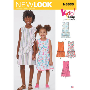 New Look Sewing Pattern N6630 Children&#39;s And Girls&#39; Dresses