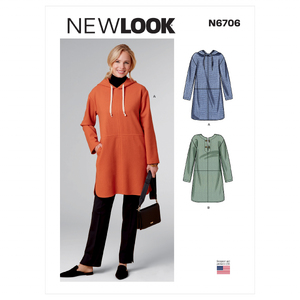 New Look Sewing Pattern N6706 Misses&#39; Jacket or Tunic
